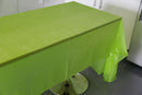 Generic Portable Rectangular Tablecloth Table Cover Liner Decoration for Wedding Party Green