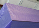 Generic Portable Rectangular Tablecloth Table Cover Liner Decoration for Wedding Party Dark Purple