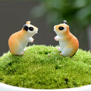 10pcs Miniature Dollhouse Fairy Garden Resin Landscape DIY Hamster Decor