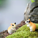 10pcs Miniature Dollhouse Fairy Garden Resin Landscape DIY Hamster Decor