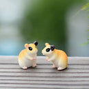 10pcs Miniature Dollhouse Fairy Garden Resin Landscape DIY Hamster Decor