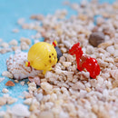 10pcs Miniature Dollhouse Fairy Garden Resin Landscape DIY Steed Horse -Red