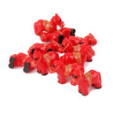 10pcs Miniature Dollhouse Fairy Garden Resin Landscape DIY Steed Horse -Red