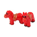 10pcs Miniature Dollhouse Fairy Garden Resin Landscape DIY Steed Horse -Red