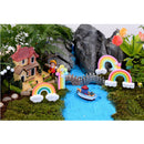 10pcs Miniature Dollhouse Fairy Garden Landscape Star Rainbows Decor