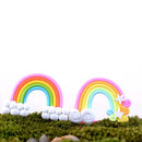 10pcs Miniature Dollhouse Fairy Garden Landscape Clouds Rainbows Decor
