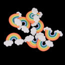 10pcs Miniature Dollhouse Fairy Garden Landscape Clouds Rainbows Decor