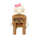 Miniature Resin Chair Dog Dollhouse Ornament Craft Fairy DIY Bonsai Decor
