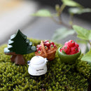 10 Miniature Resin Hawthorn Dollhouse Ornament Craft Fairy DIY Bonsai Decor