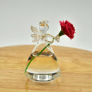 Angel Shape Glass Wall Hanging Vase Bottle Plant Flower Home Decor