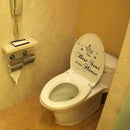 Removable Best Seat Toilet Washroom Letter Decal Wall Sticker DIY PVC Decor