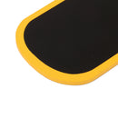 Mini Blank Tear Resistant Two Sided Wooden Door Hanger Sign Warning Tag Yellow Black 22x9cm