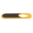 Mini Blank Tear Resistant Two Sided Wooden Door Hanger Sign Warning Tag Yellow Black 22x9cm