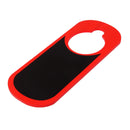 Mini Blank Tear Resistant Two Sided Wooden Door Hanger Sign Warning Tag Red Black 22x9cm