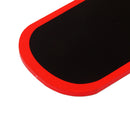 Mini Blank Tear Resistant Two Sided Wooden Door Hanger Sign Warning Tag Red Black 22x9cm