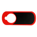 Mini Blank Tear Resistant Two Sided Wooden Door Hanger Sign Warning Tag Red Black 22x9cm