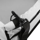 Folding Pet Dog Travel Booster Bag Car Seat Carrier Safety Belt Cover Grey