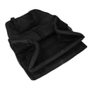 Folding Dog Pet Travel Booster Bag Car Seat Carrier Safety Mesh Cover Black