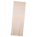 Leaf Pattern Window Door Divider Voile Organdy Sheer Drape Curtain Khaki L