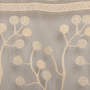 Decorativbe Leaf Design Voile Organdy Curtain Customise Door Window Sheer Drape Khaki S