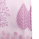 Floral Pattern Window Door Balcony Drape Curtain Home Office Decor Purple