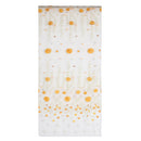 Generic Daisy Flower Pattern Voile Tulle Door Window Curtains Sheer Panel Drapes Yellow 200x100cm