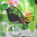 50 Birds Wine Glass Place Card Wedding Baby Shower Party Decor
