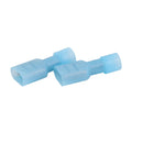 20pcs Fully Insulated Electrical Female Spade Wire Connector Terminals Blue