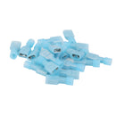 20pcs Fully Insulated Electrical Female Spade Wire Connector Terminals Blue