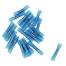 20x Insulated Electrical 16-14AWG Heat Shrink Butt Wire Connector Terminals