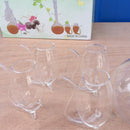 500ml Wine Bottle+4pcs Vampire Wine Glass Cup Drinking Straw Mug Party Favor