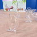 500ml Wine Bottle+4pcs Vampire Wine Glass Cup Drinking Straw Mug Party Favor