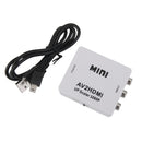 Mini Composite AV CVBS 3RCA to HDMI Video Converter Adapter 720p 1080p
