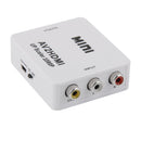 Mini Composite AV CVBS 3RCA to HDMI Video Converter Adapter 720p 1080p