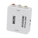 Mini Composite AV CVBS 3RCA to HDMI Video Converter Adapter 720p 1080p