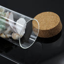 Glass Jar Sealed Can Treat Tea Storage Bottle With Wooden Cork Kitchen Decor