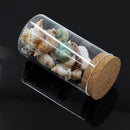 Glass Jar Sealed Can Treat Tea Storage Bottle With Wooden Cork Kitchen Decor