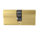 65MM 27.5/10/27.5 Brass Brushed Key Cylinder Door Lock Barrel with 8 keys