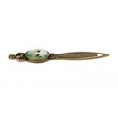 Antique Crown Frame Cat Pattern Metal Clip Bookmark Marker Reading Gift