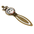 Antique Crown Frame Mrs. Cat Pattern Metal Clip Bookmark Marker Reading Gift