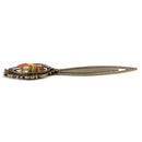 Retro Ducument Bookmark Reading Marker Stationery Metal Clip Owl Cage