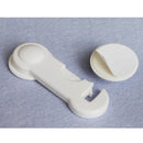 2Pcs Child Safety Cabinet Lock Cupboard Corner Baby Kids Safe Drawer Latch