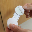 2Pcs Child Safety Cabinet Lock Cupboard Corner Baby Kids Safe Drawer Latch