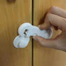 2Pcs Child Safety Cabinet Lock Cupboard Corner Baby Kids Safe Drawer Latch