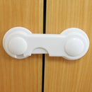 2Pcs Child Safety Cabinet Lock Cupboard Corner Baby Kids Safe Drawer Latch