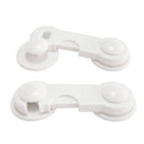 2Pcs Child Safety Cabinet Lock Cupboard Corner Baby Kids Safe Drawer Latch