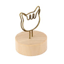 Cat Clip Wedding Place Card Holder Picture Memo Note Photo Table Name Base