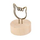 Cat Clip Wedding Place Card Holder Picture Memo Note Photo Table Name Base