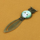 Antique Style Metal Clip Bookmark Marker Reading Gift Cute Cat
