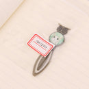 Antique Style Metal Clip Bookmark Marker Reading Gift Cute Cat